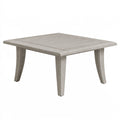 Tavolo da giardino Ulmordiq in resina grigia effetto rattan, dimensioni 150x90x74 cm, superficie liscia e resistente.